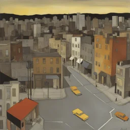 a city by John Brack
