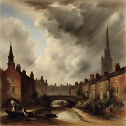 a city by John Constable