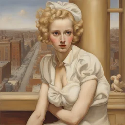 a city by John Currin