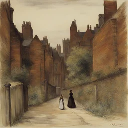 a city by John Everett Millais