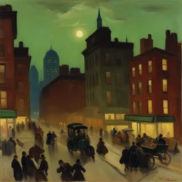 a city by John French Sloan