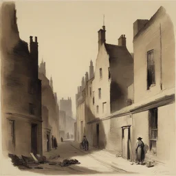 a city by John Sell Cotman
