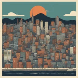 a city by Jon McNaught