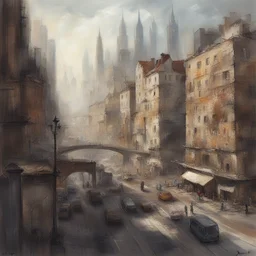 a city by Jonas Burgert