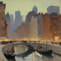 a city by Jonas Lie