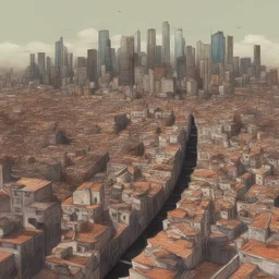 a city by José Garnelo