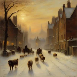 a city by Joseph Farquharson