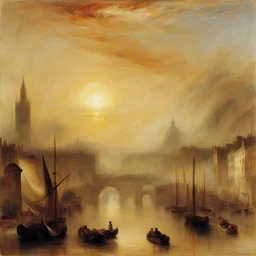 a city by Joseph Mallord William Turner