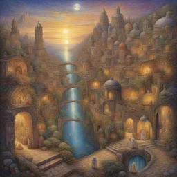 a city by Josephine Wall