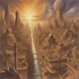 a city by Josh Kirby