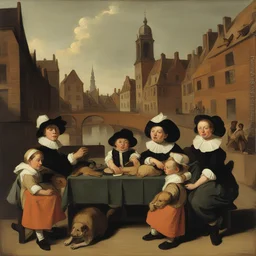 a city by Judith Leyster