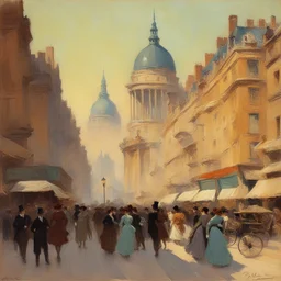 a city by Jules Cheret