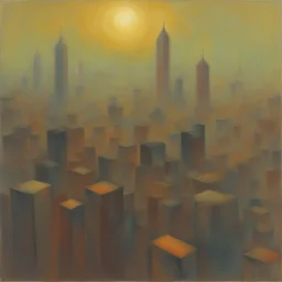 a city by Jules Olitski