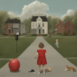 a city by Julie Blackmon