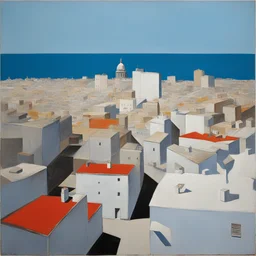 a city by Julio Larraz