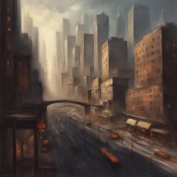 a city by Justin Bua