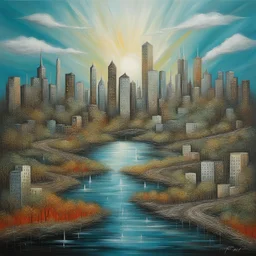 a city by Justin Gaffrey
