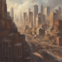 a city by Justin Gerard