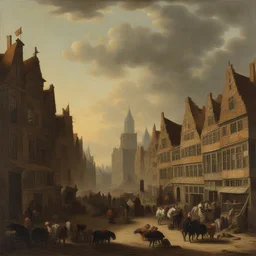 a city by Justus Sustermans