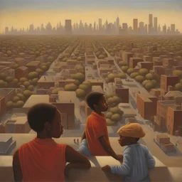 a city by Kadir Nelson
