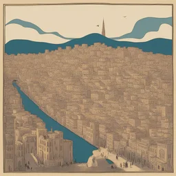 a city by Kahlil Gibran