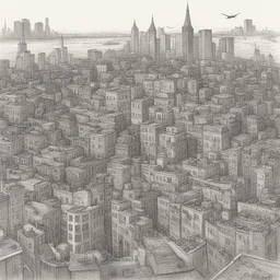 a city by Kaja Foglio