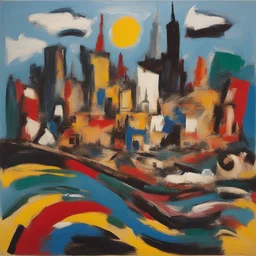 a city by Karel Appel