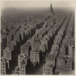 a city by Karl Blossfeldt