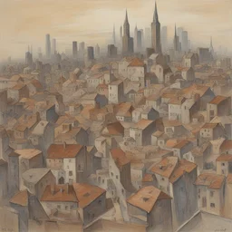 a city by Karl Hofer