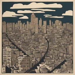 a city by Karl Knaths