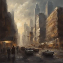 a city by Karl Kopinski