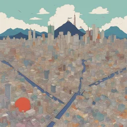 a city by Katsuyuki Nishijima