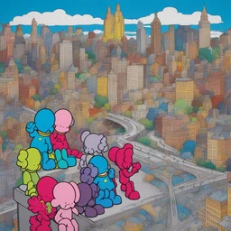a city by Kaws
