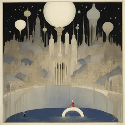a city by Kay Nielsen