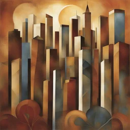 a city by Keith Mallett