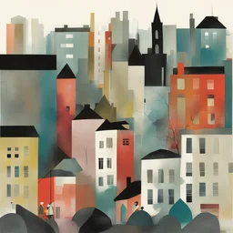 a city by Keith Negley