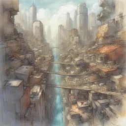 a city by Kenneth Rocafort