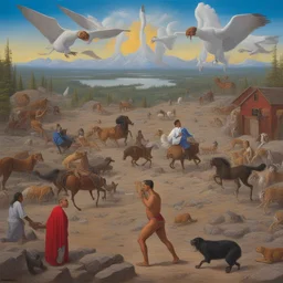 a city by Kent Monkman