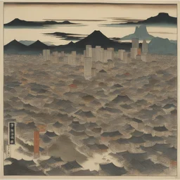 a city by Kiyoji Ōtsuji