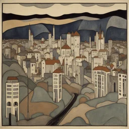 a city by Koloman Moser