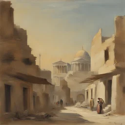 a city by Konstantinos Parthenis