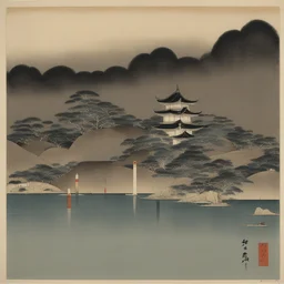 a city by Koson Ohara
