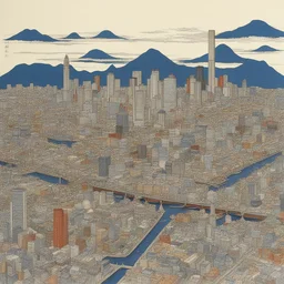 a city by Kunio Okawara