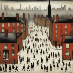 a city by L. S. Lowry