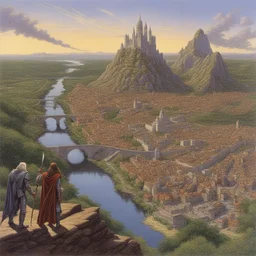 a city by Larry Elmore