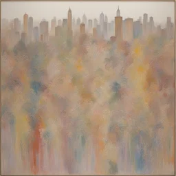 a city by Larry Poons
