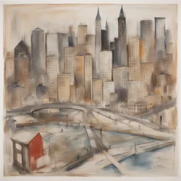 a city by Larry Rivers