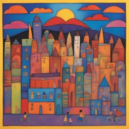a city by Laurel Burch