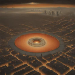 a city by Laurent Grasso