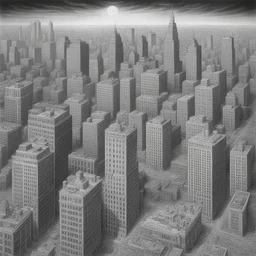 a city by Laurie Lipton